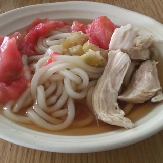 ミネラル補給！塩レモンde冷やしうどん